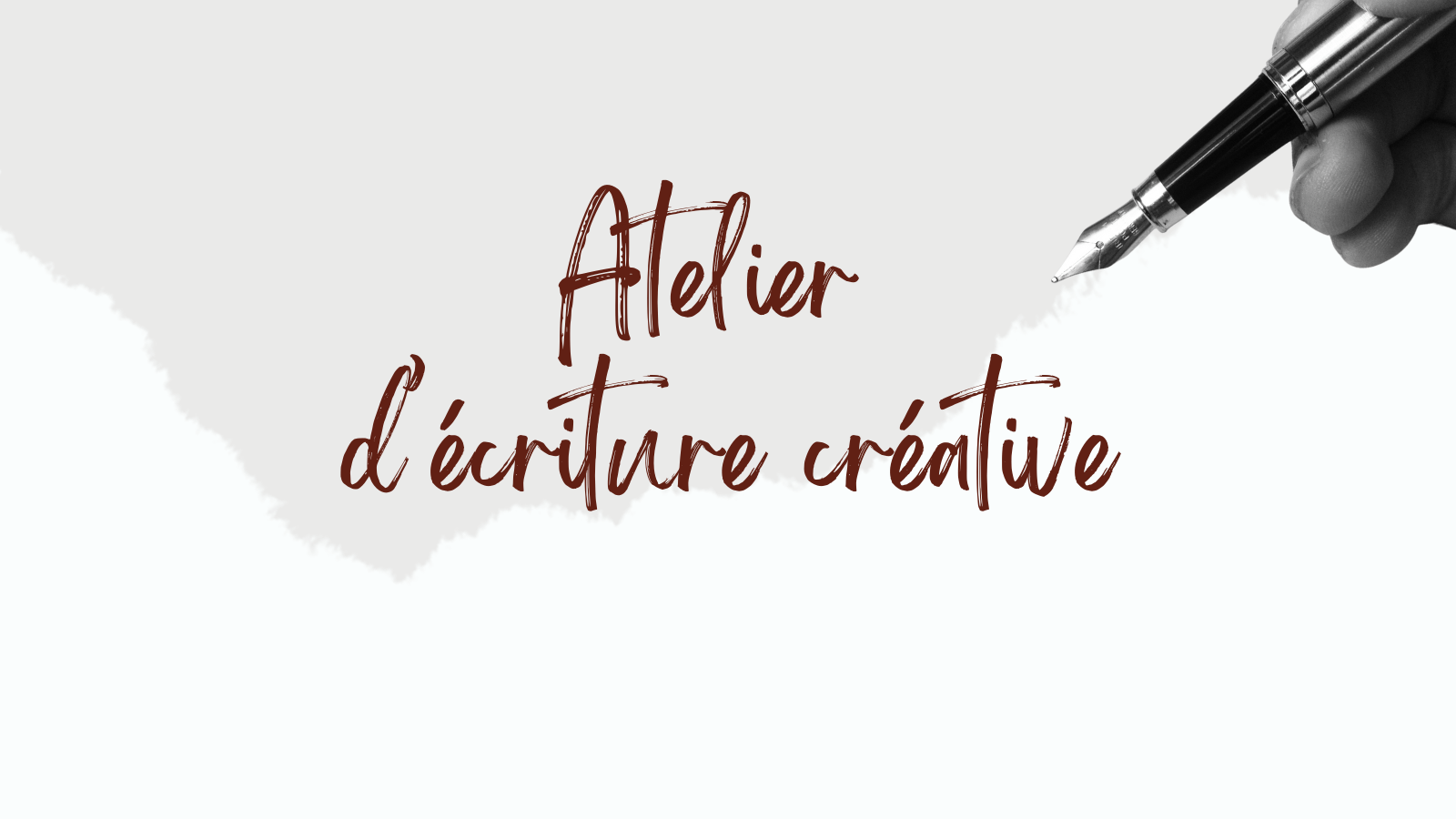 Atelier d'écriture créative