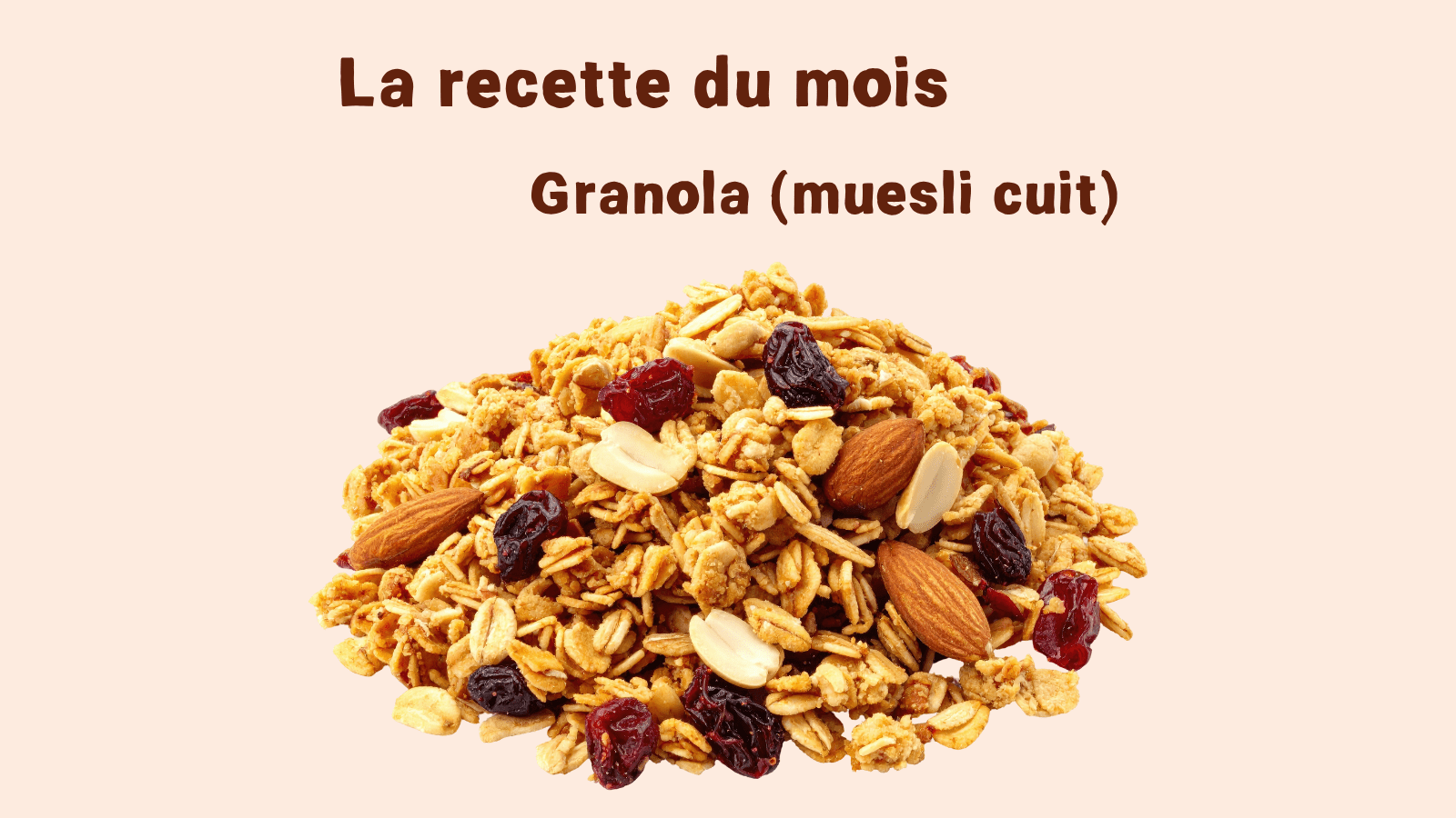 You are currently viewing La recette du mois : le GRANOLA maison